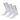 Fundamental 3 Pack Socks in White